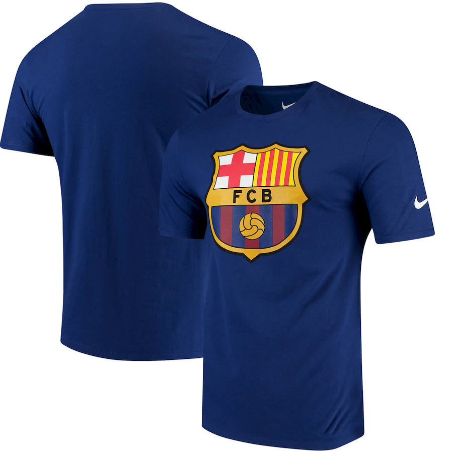 Barcelona Nike QT T-Shirt Blue